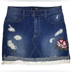Hollister jean skirt